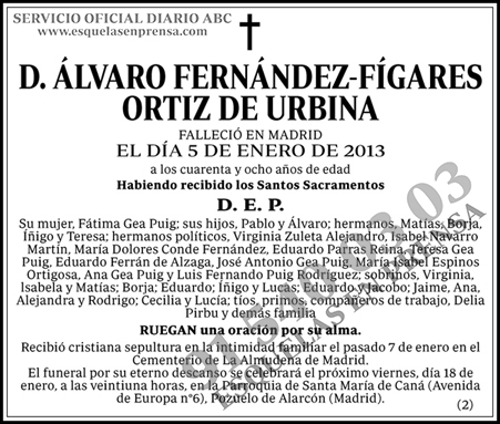 Álvaro Fernández-Figares Ortiz de Urbina